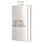 Een Klassiek die je op weg komt Heupfles (Links)