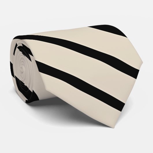 Een klassiek gestreept stropdas (Opgerold)