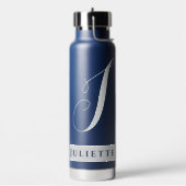 EEN KLASSIEK MONOGRAM INITIAAL GENAAMD SILVER WHIT WATERFLES (Links)