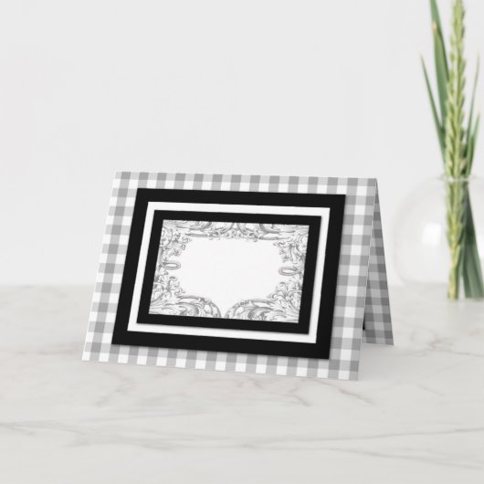 Een Klassieke aanpassing Bedankkaart (Voorkant)