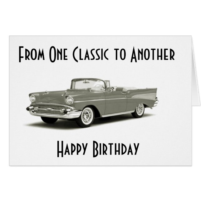 EEN KLASSIEKE BIRTHDAY" EN IN DE LEEFTIJD TOT "PER (Voorkant Horizontaal)