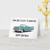 EEN KLASSIEKE BIRTHDAY" EN IN DE LEEFTIJD TOT "PER KAART (Gele Bloem)