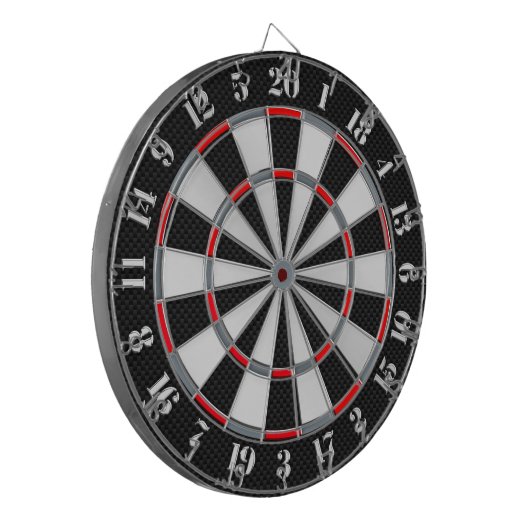 Een klassieke game van kunstschildkliervezelstijle dartbord (Voorkant Links)
