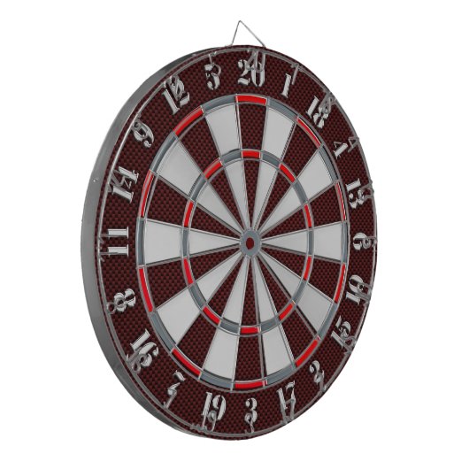 Een klassieke game van kunstschildkliervezelstijle dartbord (Voorkant Links)