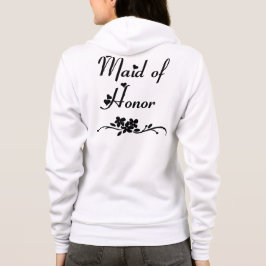 Een klassieke Maid of Honor Hoodie