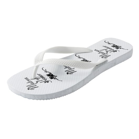 Een Klassieke Matron van Eer Teenslippers (Schuin)