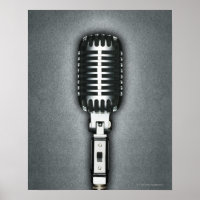 Een klassieke microfoon