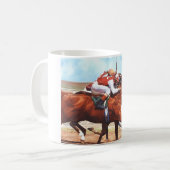 Een klassieke mok voor de paardenliefhebber. (Voorkant links)