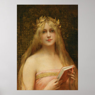 Een klassieke schoonheid van Leon Francois Comerre Poster