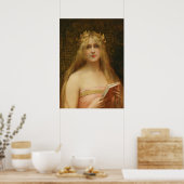 Een klassieke schoonheid van Leon Francois Comerre Poster (Keuken)