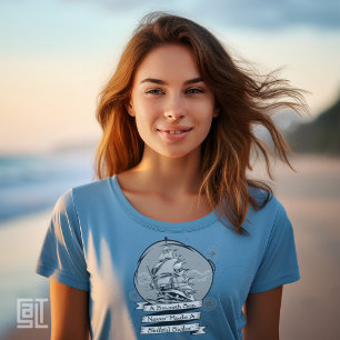 Een Klassieke Zee Klassiek Scheepvaart Vintage T-shirt