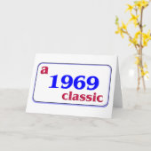 Een klassieker uit 1969! kaart (Gele Bloem)