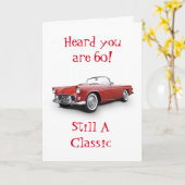 ****EEN KLASSIEKER WORDT 60**** GELUKKIGE VERJAARD KAART (Gele Bloem)