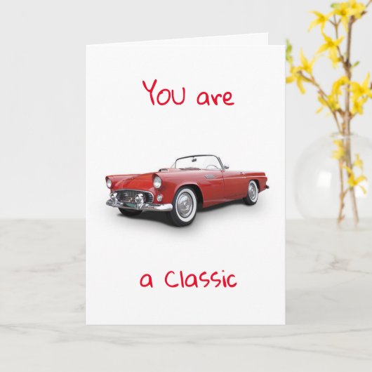 EEN "KLASSIEKER" WORDT "60! KAART (Gele Bloem)