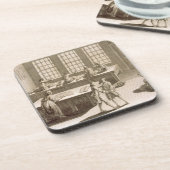 Een kleermakerij van de "Encyclopedie des Sc" Drankjes Onderzetter (Linkerzijde)