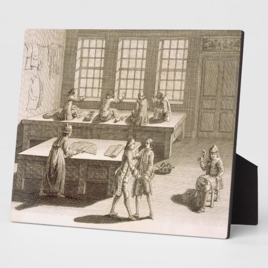 Een kleermakerij van de "Encyclopedie des Sc" Fotoplaat (Zijkant)