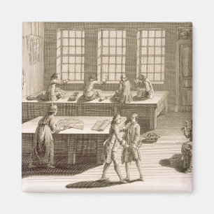 Een kleermakerij van de "Encyclopedie des Sc" Magneet