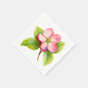Een Klein Appeltje Is Onderweg   Herfst Baby Showe Servet