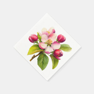 Een Klein Appeltje Is Op Weg Herfst Baby Shower Servet
