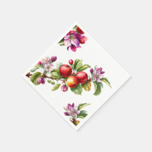 Een Klein Appeltje Is Op Weg Herfst Baby Shower Servet