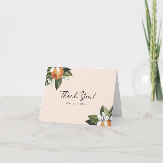 Een klein Baby shower Bedankkaart (Voorkant)