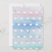 Een klein Baby shower Kaart (Achterkant)