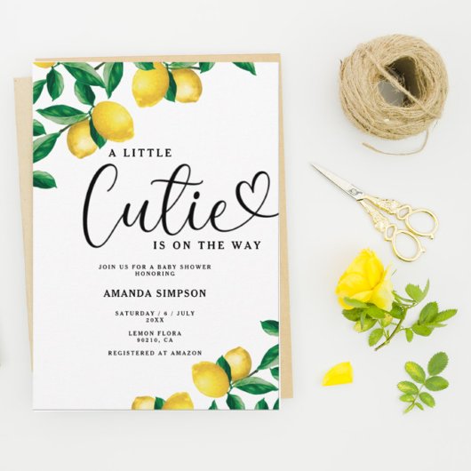 Een klein baby shower kaart