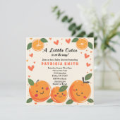 Een klein Baby shower Kaart (Staand voorkant)