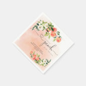 Een klein Baby shower papier Servet (Hoek)