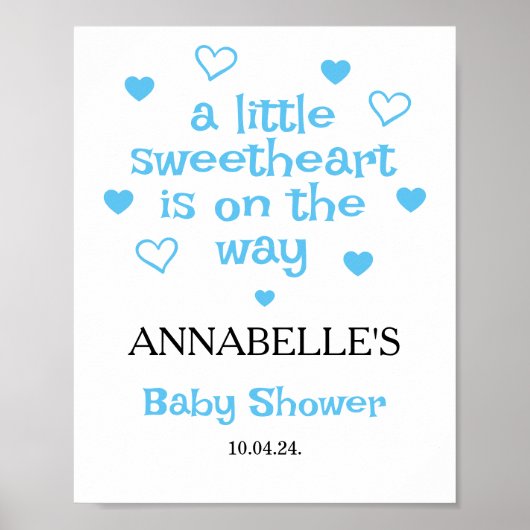 Een klein Baby shower... Poster (Voorkant)