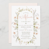 Een klein Baby shower van de Boho Bee Girl Kaart (Voorkant / Achterkant)