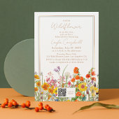 Een klein Baby shower van de Boho Girl-bloem Kaart