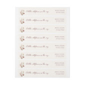 Een klein Baby shower van een meisje met wilde blo (Vel)