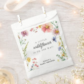 Een klein Baby shower van wilde bloemen Bedankzakje (Geknipt)