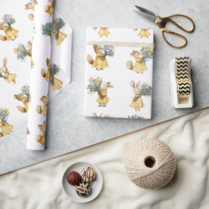 Een klein Baby shower van wilde bloemen Cadeaupapier