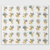 Een klein Baby shower van wilde bloemen Cadeaupapier (Vlak)