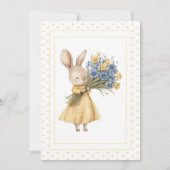 Een klein Baby shower van wilde bloemen Kaart (Achterkant)