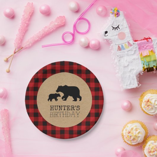 Een klein Beer Bord op jaarpapier (Feest)