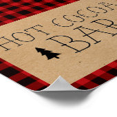 Een klein Beer hot-cacaobalk Poster (Hoek)