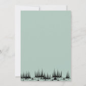 Een klein Beer is onderweg naar het Baby shower Kaart (Achterkant)