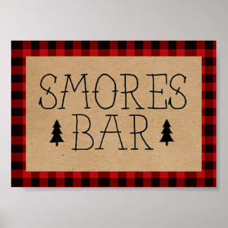 Een klein Beer Smores Bar Poster