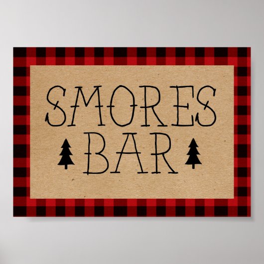 Een klein Beer Smores Bar Poster (Voorkant)