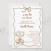 Een klein beetje bruin met de hand getekend Martin Kaart (Voorkant)