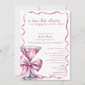 Een klein beetje dichterbij Chic Pink Martini Vrij Kaart (Voorkant)