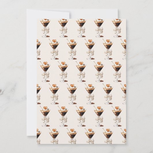 Een klein beetje dichterbij Espresso Martini Vrijg Kaart (Achterkant)
