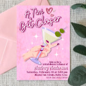 Een klein beetje dichterbij Martini Vrijgezellenfe Kaart