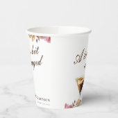 Een klein beetje Espresso Martini Bruidsdiner Papieren Bekers (Links)