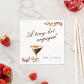 Een klein beetje Espresso Martini Bruidsdiner Servet (Insitu)