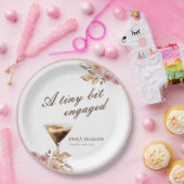 Een Klein Beetje Espresso Martini Bruidsfeest Papieren Bordje (Feest)