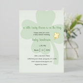 Een klein beetje geluk is op komst uitnodiging (Staand Voorkant)